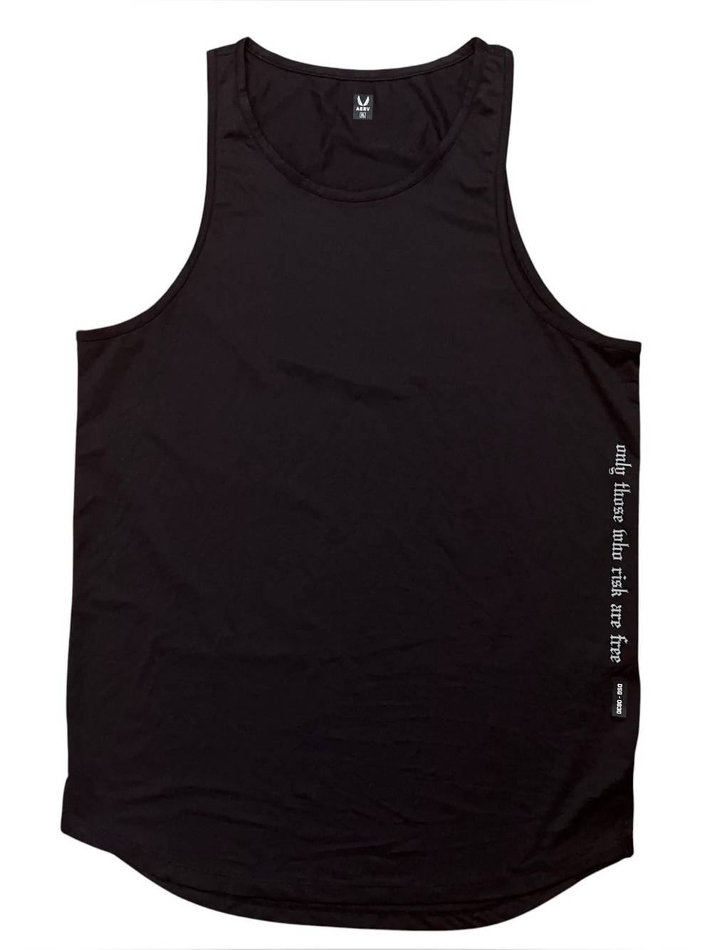 ASRV Aerosilver Tank Top Mens Size XL Athletic Gym Running Lightweight Black